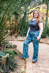 Belize pants- Tantilly's Ultimate pants- casual & chique -retro leaves pants Tantilly 