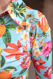 Lilou shirt- stretch fabric - spring summer version - Hawaii fruitmania shirt Tantilly 