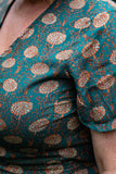 NEW!! Flamenco wrap dress rayon 2024- retro bluma sea green Wrap dress Tantilly 