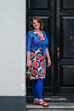 Yara jurk - retro regenboog - gemaakt door Tantilly