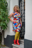 Yara dress - colorful bibi- made by tantilly high summer clothes Tantilly 