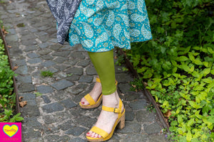 Legging mosgroen - viscose stretch- draagcomfort en kleurplezier in één ontwerp