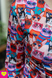 Anastacia stretch wrap top - lange mouwen- art cats Twisted top Tantilly 