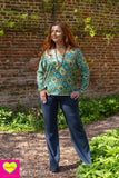 Roxanne Sweater - green connection shirt Tantilly 