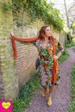 Mila dress - viscose- jungle vibes Tantilly 