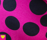 Yara dress - pink dots - made by tantilly high summer clothes Tantilly 