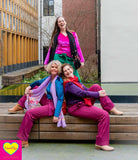 Romy sjaal- handgemaakt en uniek- zwart Scarves Tantilly 