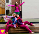 Romy sjaal- handgemaakt en uniek- rood Scarves Tantilly 