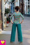 Tantilly's Classy broek- casual & chique- bosgroen pants Tantilly 