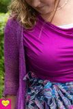 Zijden rok - Lubliana - twee prints gemixt- wikkelrok skirt Tantilly 