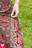 Zijden rok- unieke prints gemixt! -Red Hood skirt Tantilly 
