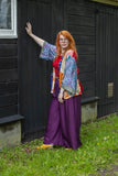 Hadera broek - zomer broek viscose- donkerpaars pants Tantilly 