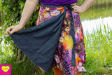 Dubbelzijdige wikkelrok- katoen & jeans-fantasy -happiness in a skirt Cotton skirt Tantilly 