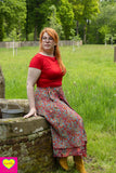 Zijden rok- unieke prints gemixt! -Red Hood skirt Tantilly 