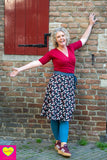 Pre order- Dubbelzijdige wikkelrok- flowerbomb - Happiness in a skirt Cotton skirt Tantilly 