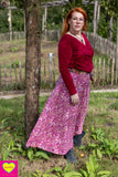 Wrap Top - katoen- cherry- wijdere versie shirt Tantilly 