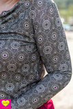 Priscilla Sweater - retro groen- warme viscose shirt Tantilly 