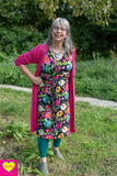 Divana jurk- bloemenpracht – De bestseller die elk figuur laat stralen!