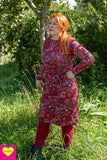 Chantal dress - skylaxy bordeaux Every day dress Tantilly 
