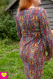 Devi jurk- katoen- DNA Three quarter sleeves Tantilly 