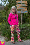 Belize broek - Tantilly's Ultieme broek- casual& chique- vintage boho bloemen pants Tantilly 