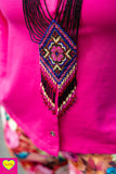 Effen kora lilou shirt -lange mouwen- katoen- felroze shirt Tantilly 