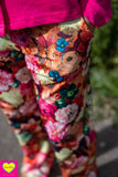Effen kora lilou shirt -lange mouwen- katoen- felroze shirt Tantilly 