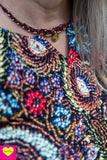 Devi jurk- katoen- posh Three quarter sleeves Tantilly 