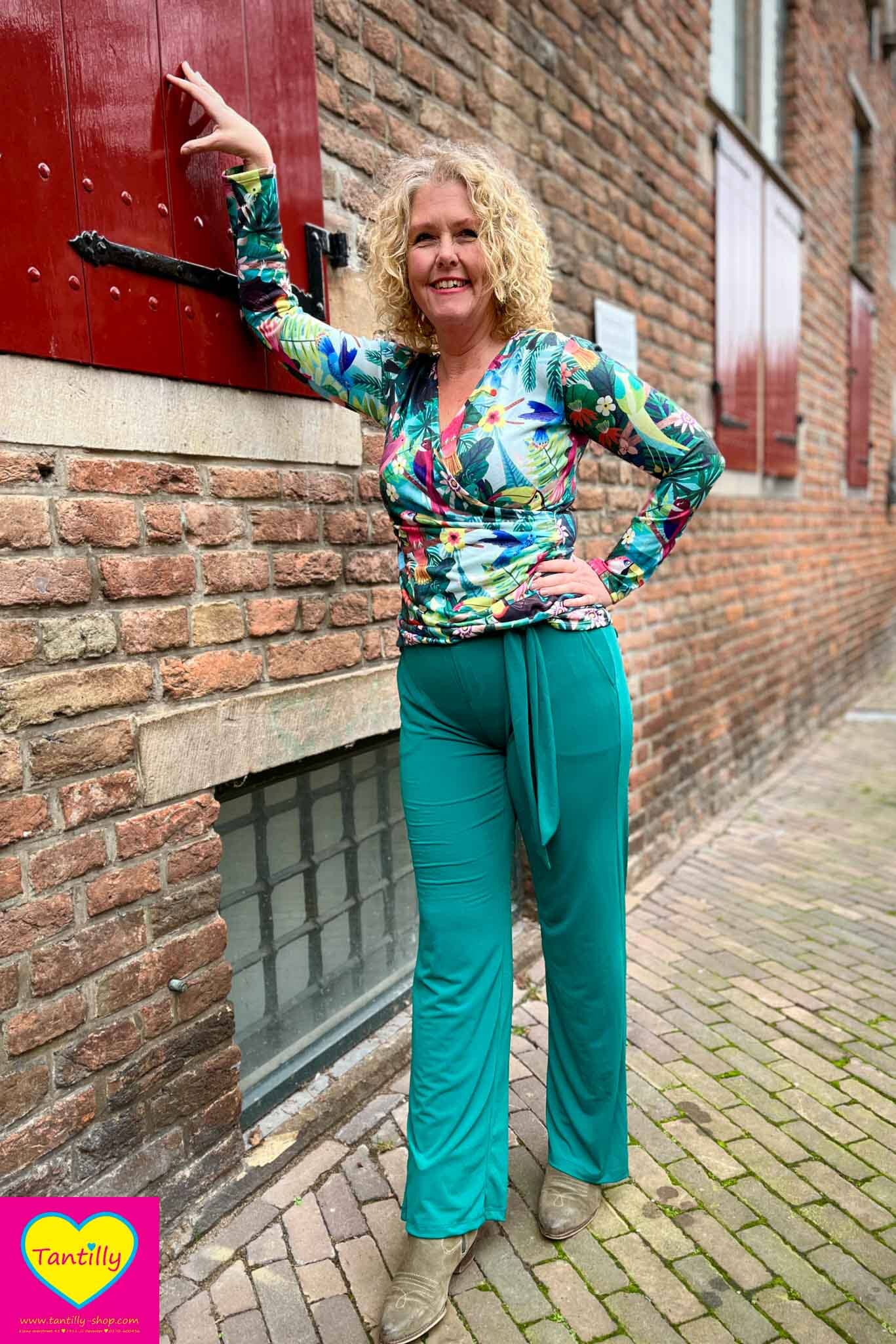 Tantilly's kleurrijke sjaal -  geometrische style