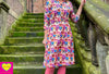 Lory dress - short length - arty cats