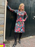 Leyla winter dress - warmer viscose fabric- eden garden Every day dress Tantilly 