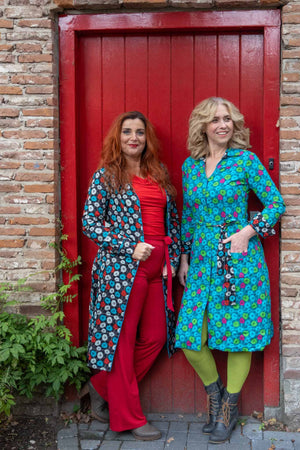 Triple G - dubbelzijdig jurk/ vest/ tuniek- Alles in 1! Dotty Bee