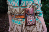 Unique Leather Hip-Handbag, Indian Vibes bag Tantilly 