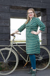 Tantilly's bellflower cotton dress - retro green spring cotton dresses Tantilly 