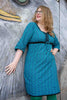 Betty Cotton Dress - Indigo Feathers Sky spring cotton dresses Tantilly 