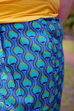 50's retro style pants- peacock - made by Tantilly- happy print pants Tantilly 