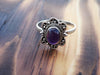 Silver ring- maxima - amethyst stone l jewelry Tantilly 