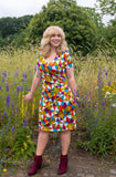 Zoe dress - blue flowers - made by Tantilly Made by tantilly tantilly 