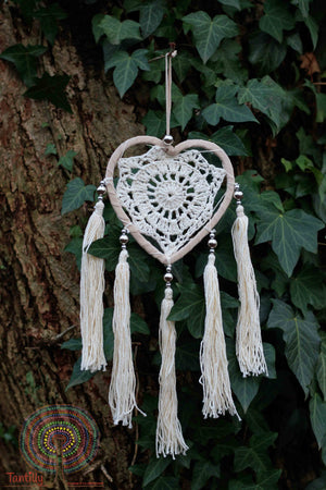 Dreamcatcher, Handmade with Love ❤ - White cadeau Tantilly 