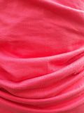 Cotton stretch wrap top -new color - coral pink shirt Tantilly 