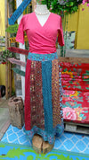 Viva handmade boho skirt- patchwork design- 100% cotton- made by Tantilly skirt Tantilly 