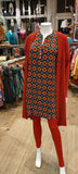 Retro tunic dress - made by Tantilly sunset retro print Tunic Tantilly 