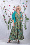 Boho maxi silk dress made by Tantilly - lorin Every day dress Tantilly 