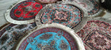 Beautiful unique colorful round carpet - choose your color Tantilly 