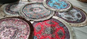 Beautiful unique colorful round carpet - choose your color Tantilly 