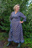 Royal maxi dress made by Tantilly - star paisley Every day dress Tantilly 