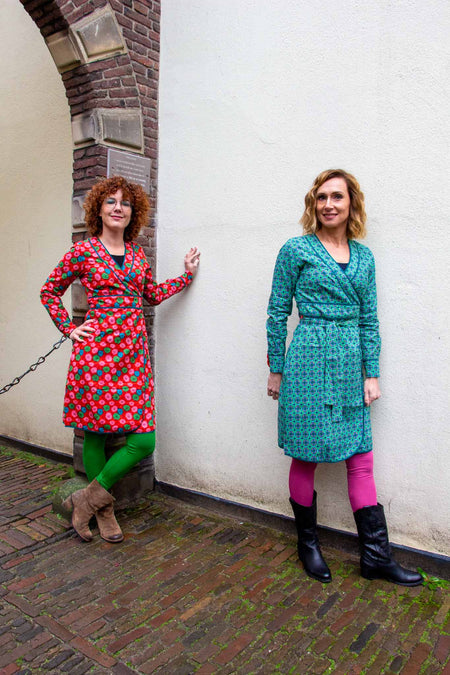 Tantilly's classic sjaal - birds roze