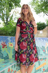 New!!! 100% cotton single wrap dress - spanish summer summer dresses Tantilly 