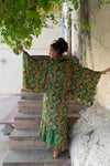 Divana maxi dress/kimono made by Tantilly - green happiness Every day dress Tantilly 