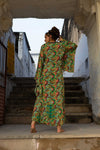 Divana maxi dress/kimono made by Tantilly - green happiness Every day dress Tantilly 
